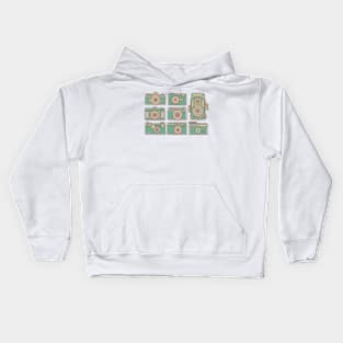 Green Classic Camera Kids Hoodie